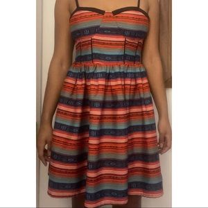 Flare Tribal Mini Dress